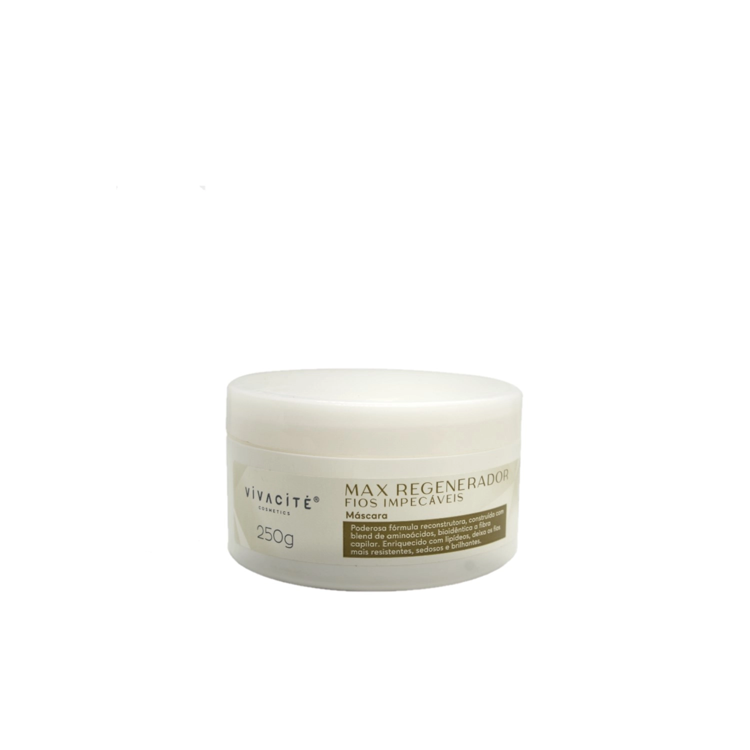 Vivacité Max Regenerador Fios impecáveis - Máscara 250g Produto: Vivacité Max Regenerador Fios impecáveis - Máscara 250g
