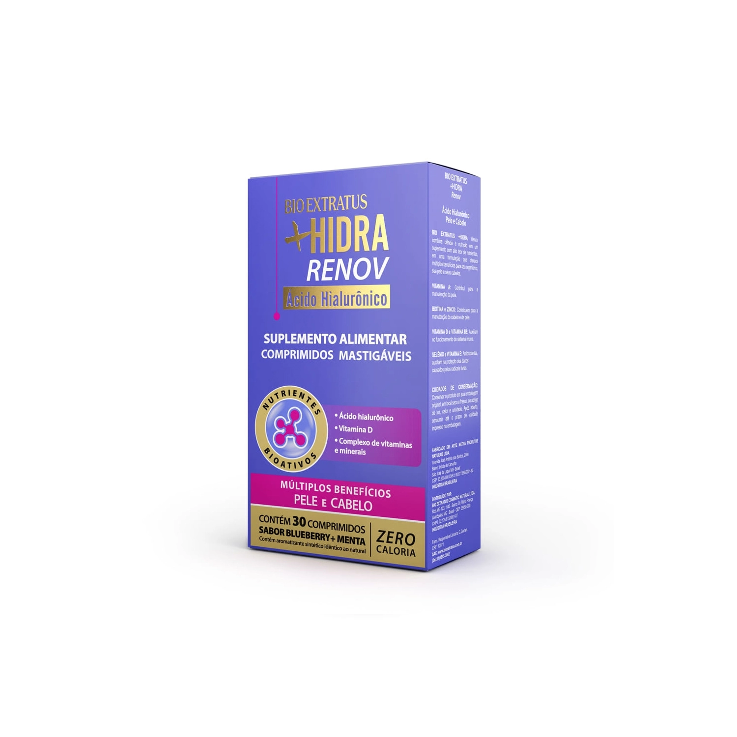Bio Extratus Suplemento +Hidra 30 comprimidos Produto: Bio Extratus Suplemento +Hidra 30 comprimidos
