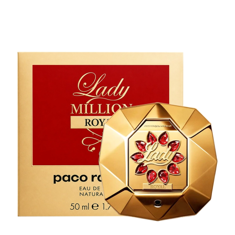 Paco Rabanne Lady Million Royal Eau de Parfum - Perfume Feminino 50ml Produto: Paco Rabanne Lady Million Royal Eau de Parfum - Perfume Feminino 50ml