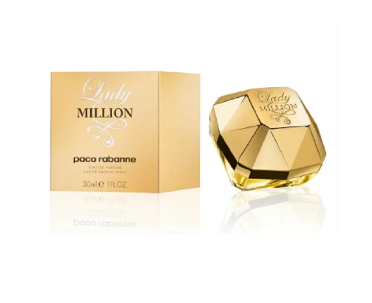 Perfume Feminino Lady Million Paco Rabanne Eau de Parfum 30ml Produto: Perfume Feminino Lady Million Paco Rabanne Eau de Parfum 30ml