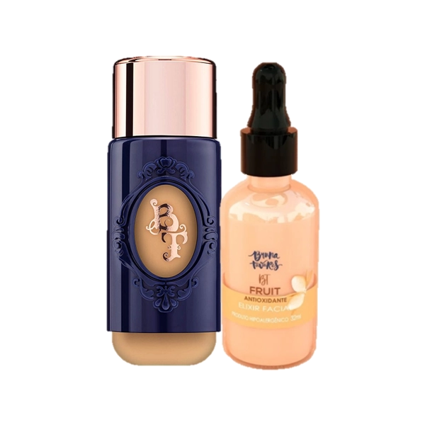 Bruna Tavares Base Liquida BT Skin M10 e BT Fruit Elixir Facial Produto: Bruna Tavares Base Liquida BT Skin M10 e BT Fruit Elixir Facial
