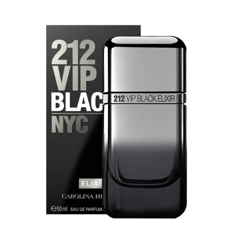 Produto:  Carolina Herrera 212 VIP Black Elixir Eau de Parfum - Perfume Masculino 50ml