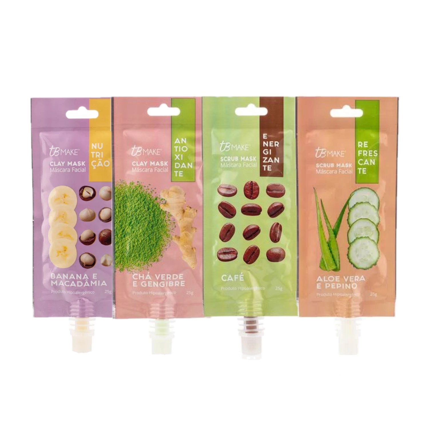 Produto: Kit TB Make Sachê Tratamento Facial Completo (4 produtos)
