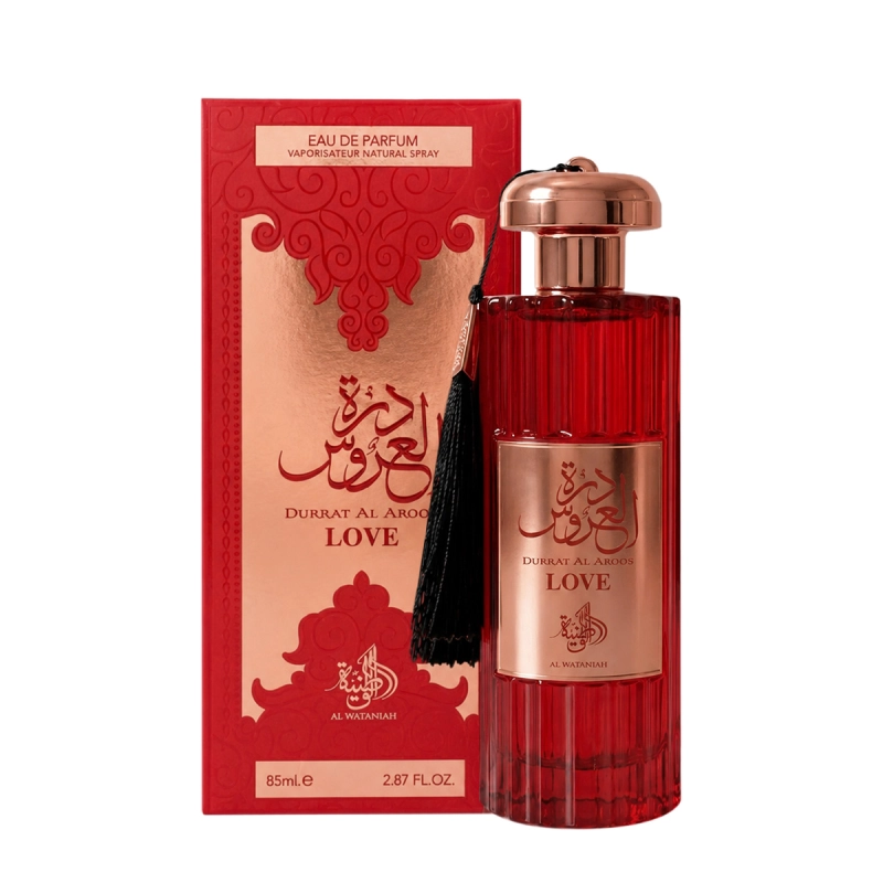 Al Wataniah Durrat Al Aroos Love Eau de Parfum - Perfume Feminino 85ml Produto: Al Wataniah Durrat Al Aroos Love Eau de Parfum - Perfume Feminino 85ml