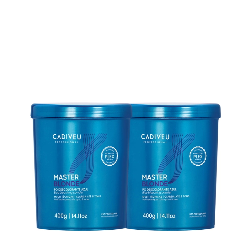 Kit Cadiveu Professional Master Blonde - Pó Descolorante 400g (2 unidades) Produto: Kit Cadiveu Professional Master Blonde - Pó Descolorante 400g (2 unidades)