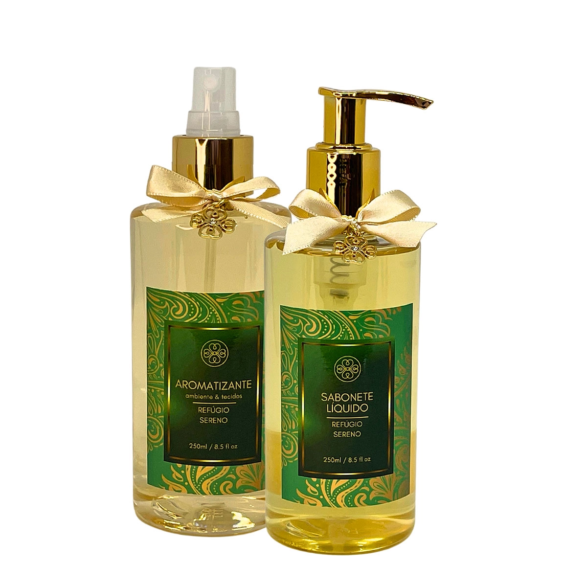 Produto: Kit Flora Vie Refúgio Sereno Sabonete Líquido e Aromatizante (2 produtos)