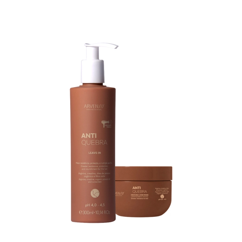 Kit Arvensis Anti-Quebra Leave-in e Máscara (2 produtos) Produto: Kit Arvensis Anti-Quebra Leave-in e Máscara (2 produtos)