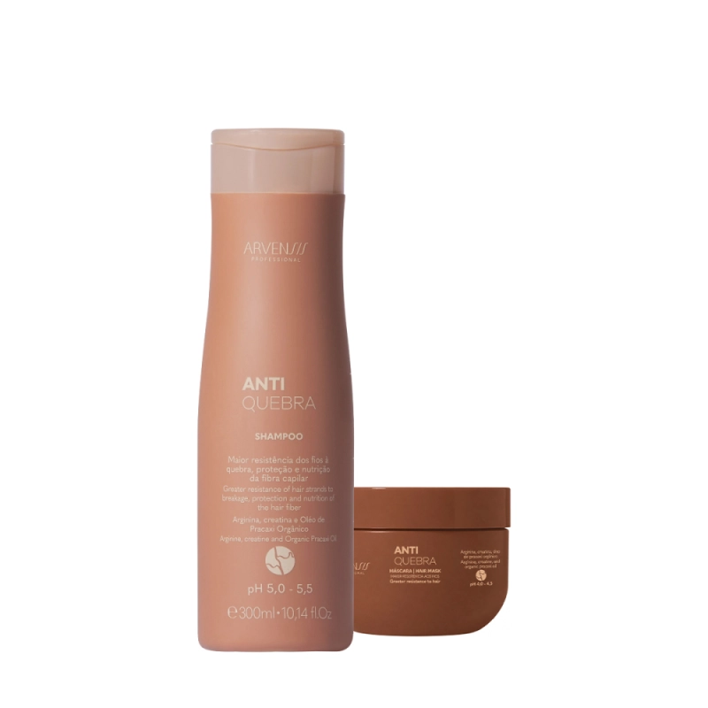 Kit Arvensis Anti-Quebra Shampoo e Máscara (2 produtos) Produto: Kit Arvensis Anti-Quebra Shampoo e Máscara (2 produtos)