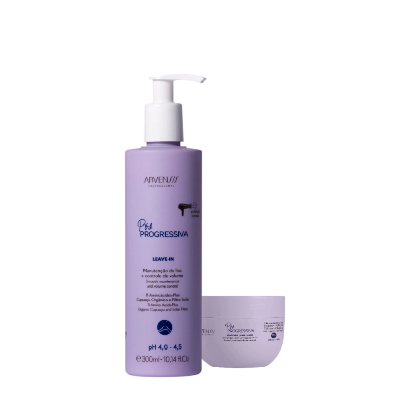 Kit Arvensis Pós Progressiva Máscara e Leave-in (2 produtos) Produto: Kit Arvensis Pós Progressiva Máscara e Leave-in (2 produtos)
