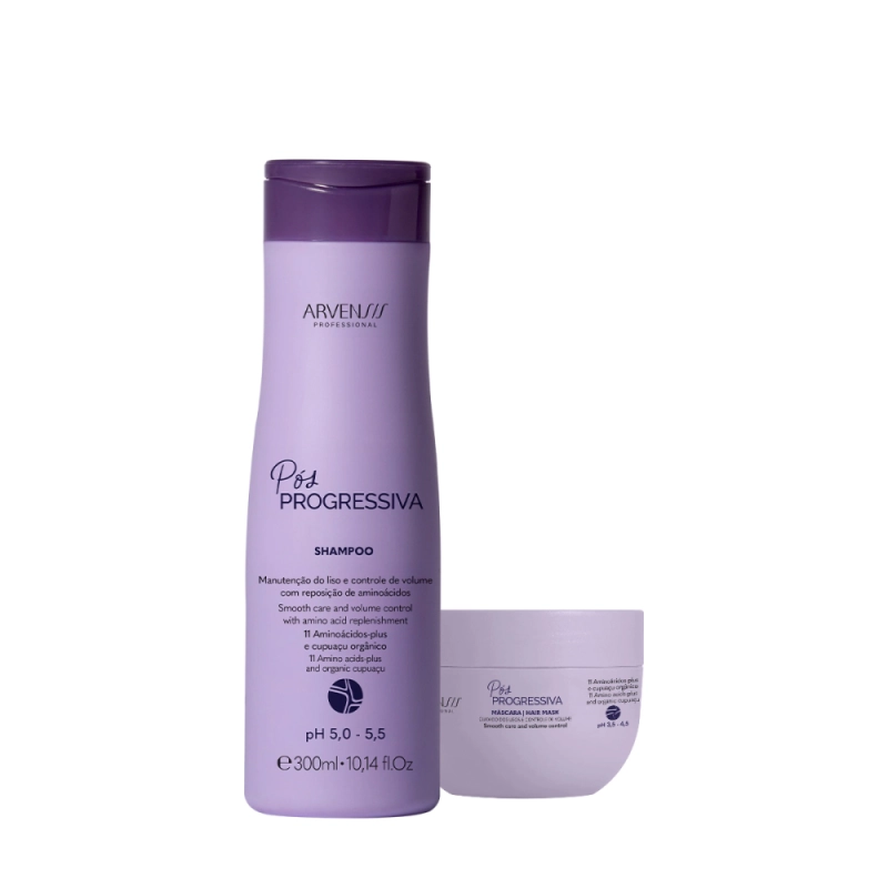 Kit Arvensis Pós Progressiva Shampoo e Máscara (2 produtos) Produto: Kit Arvensis Pós Progressiva Shampoo e Máscara (2 produtos)