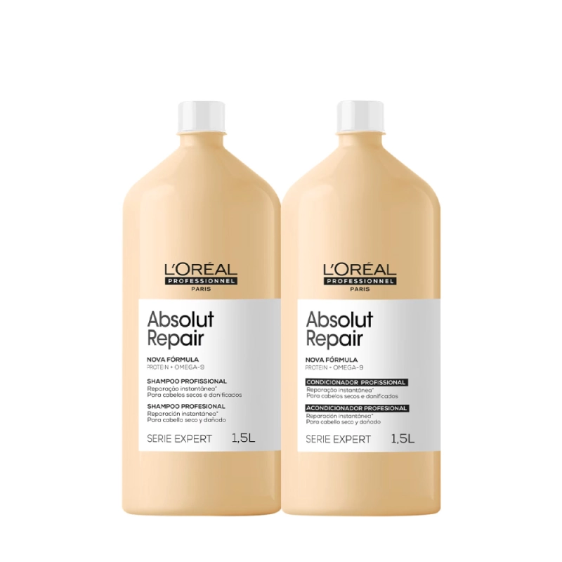 Kit L’Oréal Professionnel Absolut Repair Duo Salon Produto: Kit L’Oréal Professionnel Absolut Repair Duo Salon