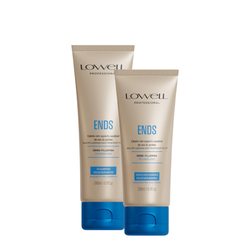 Produto: Kit Lowell Ends Shampoo Máscara (2 produtos)
