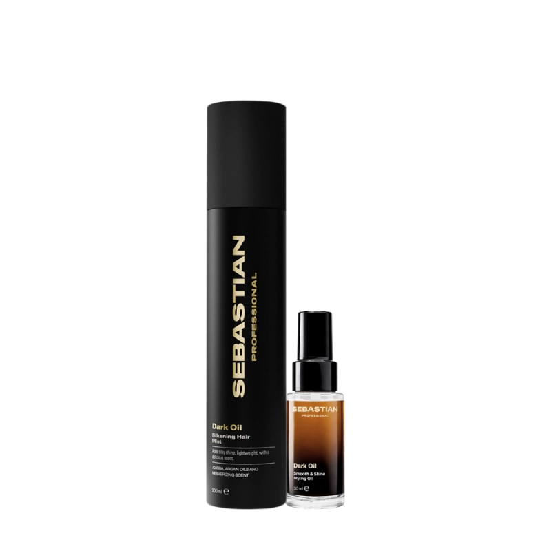 Kit Sebastian Professional Dark Oil Hair Mist Óleo (2 produtos) Produto: Kit Sebastian Professional Dark Oil Hair Mist Óleo (2 produtos)