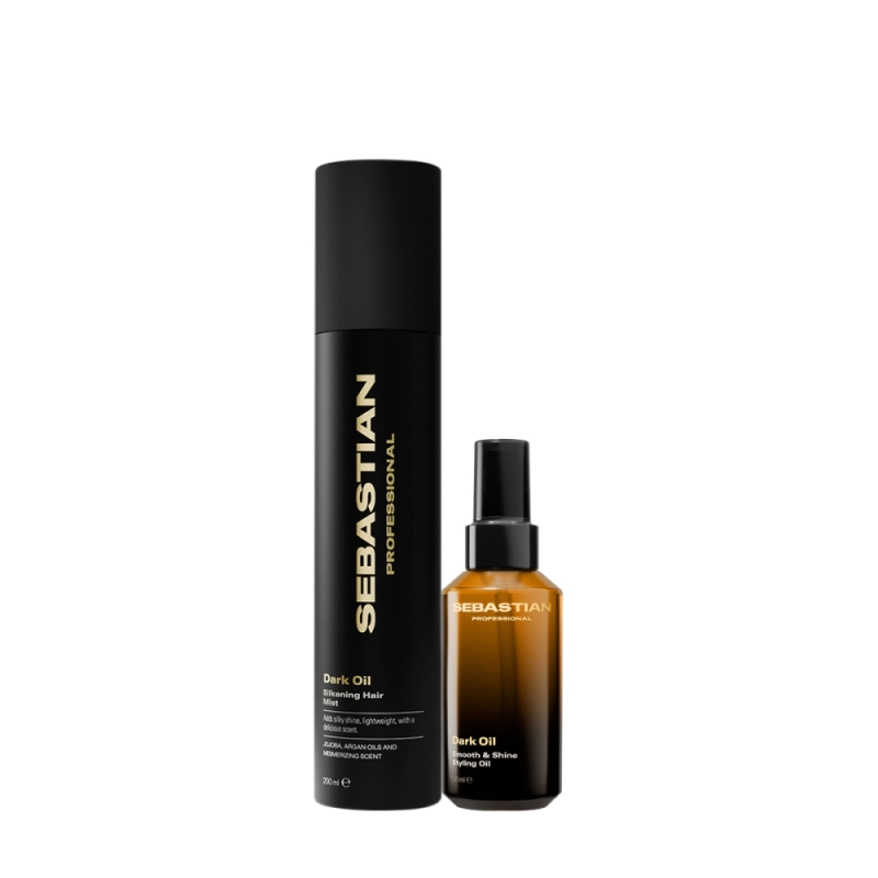 Kit Sebastian Professional Dark Oil Hair Mist Óleo (2 produtos) Produto: Kit Sebastian Professional Dark Oil Hair Mist Óleo (2 produtos)