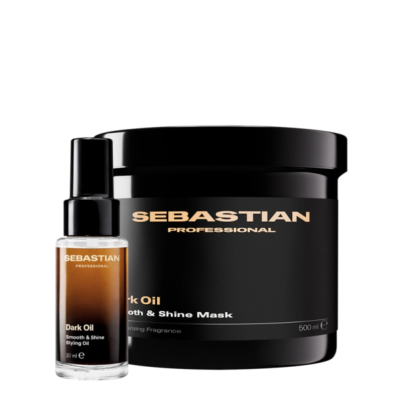 Kit Sebastian Professional Dark Oil Máscara 500 Óleo (2 produtos) Produto: Kit Sebastian Professional Dark Oil Máscara 500 Óleo (2 produtos)