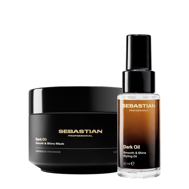 Kit Sebastian Professional Dark Oil Máscara Oil (2 produtos) Produto: Kit Sebastian Professional Dark Oil Máscara Oil (2 produtos)