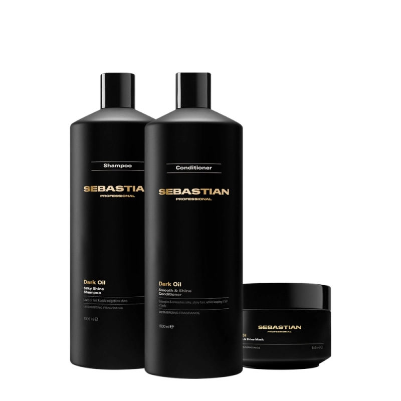 Kit Sebastian Professional Dark Oil Salon Máscara (3 produtos) Produto: Kit Sebastian Professional Dark Oil Salon Máscara (3 produtos)