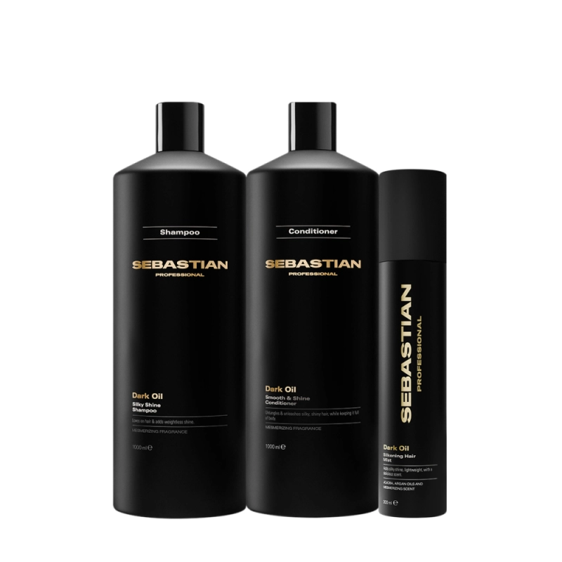 Kit Sebastian Professional Dark Oil Salon Mist (3 produtos) Produto: Kit Sebastian Professional Dark Oil Salon Mist (3 produtos)