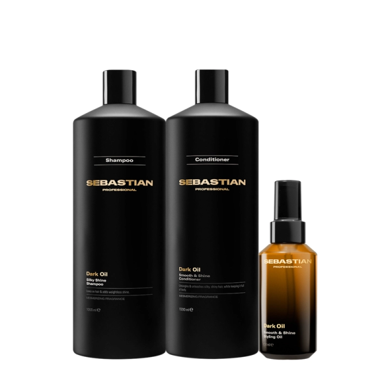 Kit Sebastian Professional Dark Oil Salon Óleo (3 produtos) Produto: Kit Sebastian Professional Dark Oil Salon Óleo (3 produtos)