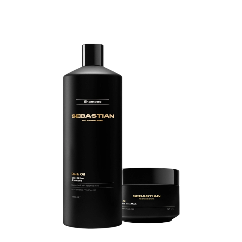 Kit Sebastian Professional Dark Oil Shampoo Máscara 145 (2 produtos) Produto: Kit Sebastian Professional Dark Oil Shampoo Máscara 145 (2 produtos)