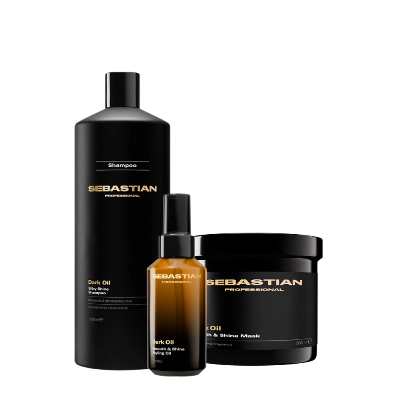 Kit Sebastian Professional Dark Oil Shampoo Máscara Óleo (3 produtos) Produto: Kit Sebastian Professional Dark Oil Shampoo Máscara Óleo (3 produtos)