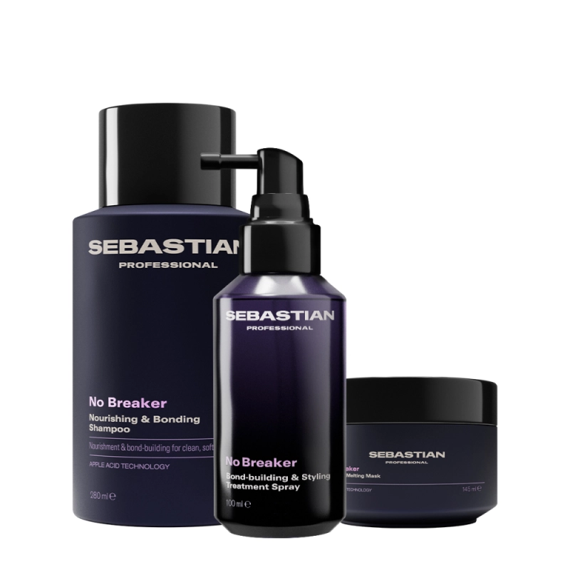 Produto: Kit Sebastian Professional No Breaker Shampoo Máscara 145 Leave-in (3 produtos)