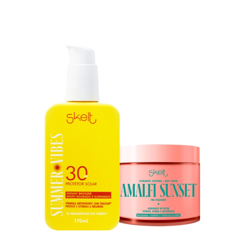 Produto: Kit Skelt Summer Vibes FPS30 Amalfi Protetor Solar Hidratante (2 produtos)