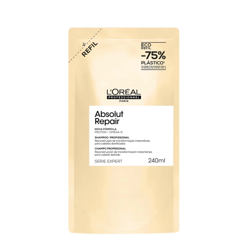 Produto: L'Oréal Professionnel Absolut Repair Gold Refil - Shampoo 240ml