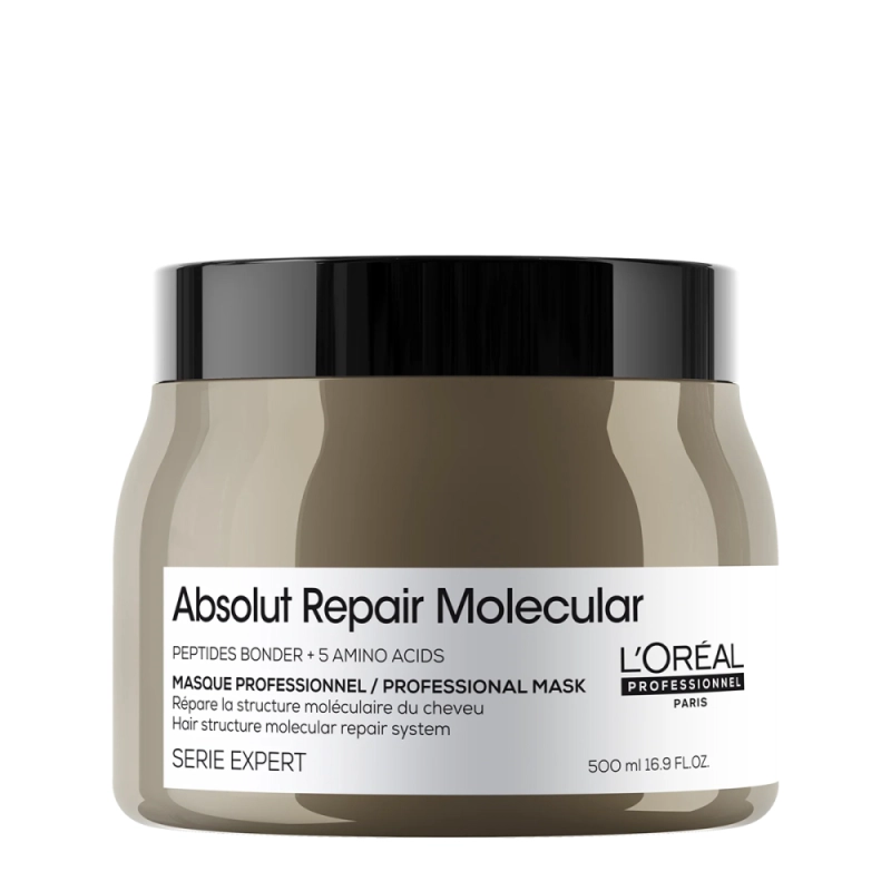 L'Oréal Professionnel Absolut Repair Molecular - Máscara Capilar 500g Produto: L'Oréal Professionnel Absolut Repair Molecular - Máscara Capilar 500g