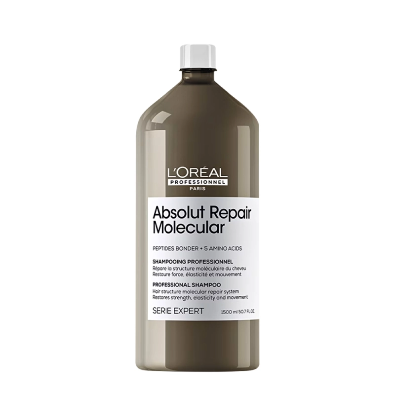 L'Oréal Professionnel Absolut Repair Molecular - Shampoo 1,5L Produto: L'Oréal Professionnel Absolut Repair Molecular - Shampoo 1,5L