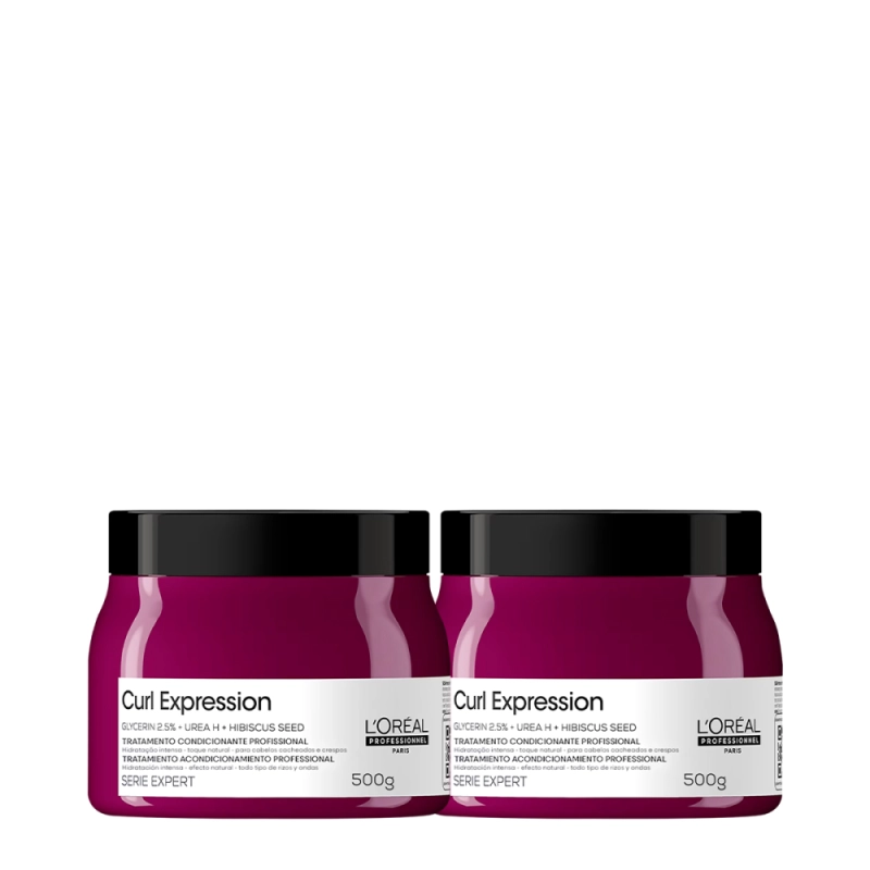 L’Oréal Professionnel Curl Expression - Máscara Capilar 500ml (2 Unidades) Produto: L’Oréal Professionnel Curl Expression - Máscara Capilar 500ml (2 Unidades)