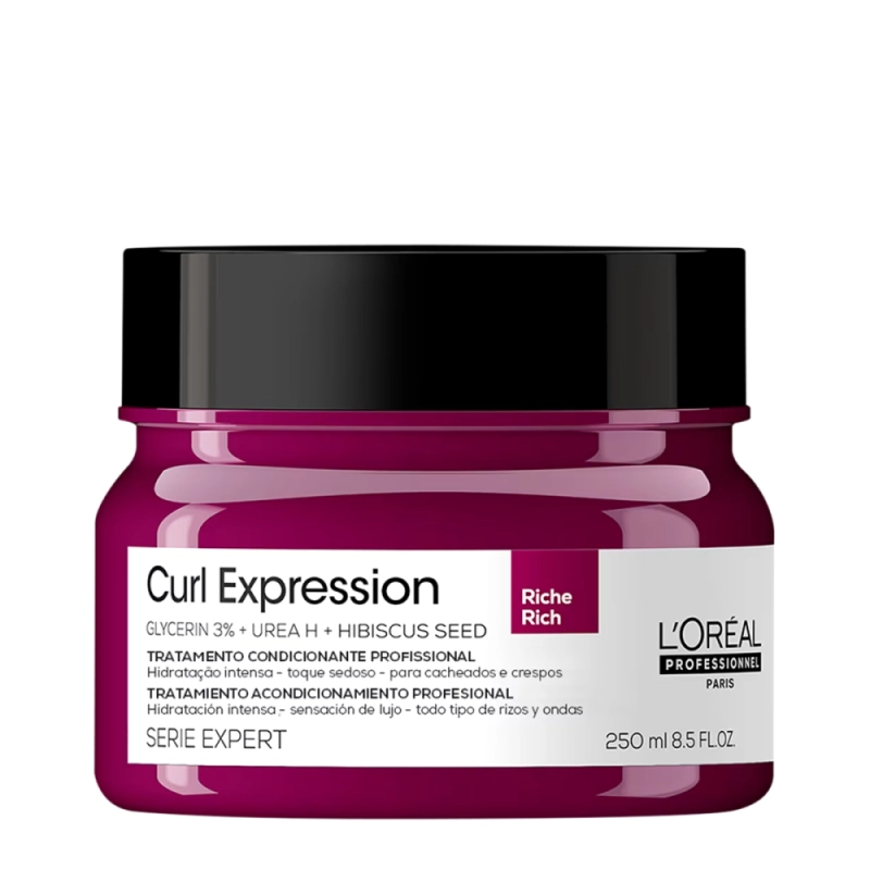 L’Oréal Professionnel Curl Expression - Máscara Capilar RICH 250ml Produto: L’Oréal Professionnel Curl Expression - Máscara Capilar RICH 250ml
