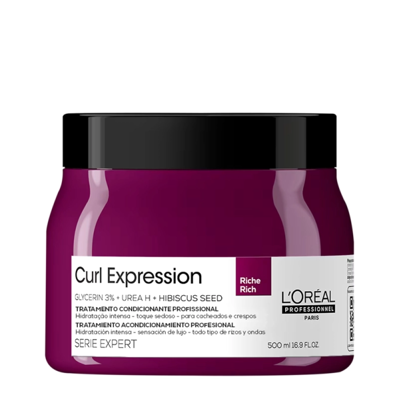 L’Oréal Professionnel Curl Expression - Máscara Capilar RICH 500ml Produto: L’Oréal Professionnel Curl Expression - Máscara Capilar RICH 500ml