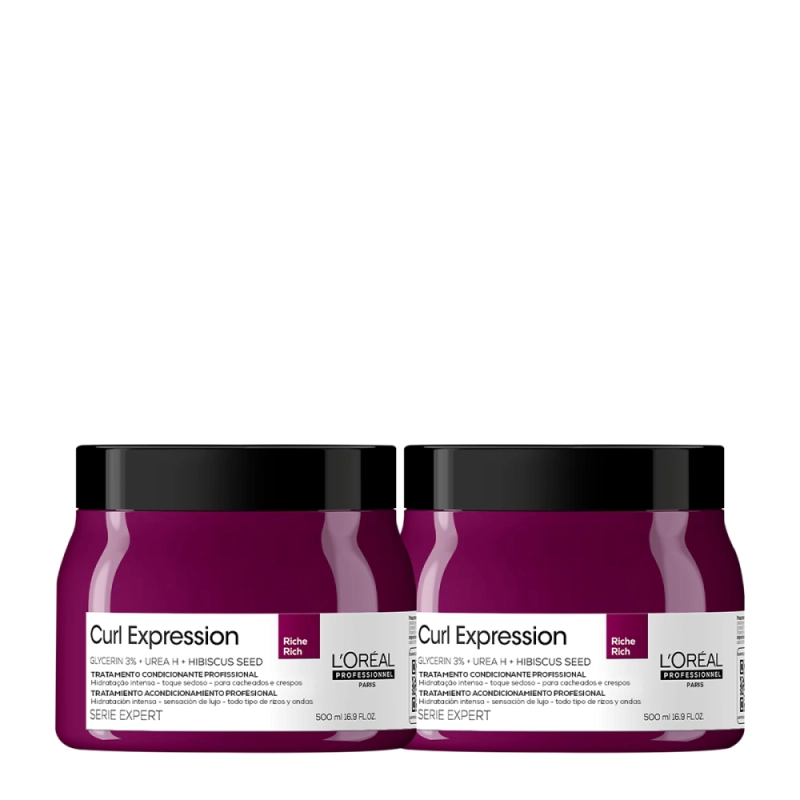 L’Oréal Professionnel Curl Expression - Máscara Capilar RICH 500ml (2 unidades) Produto: L’Oréal Professionnel Curl Expression - Máscara Capilar RICH 500ml (2 unidades)
