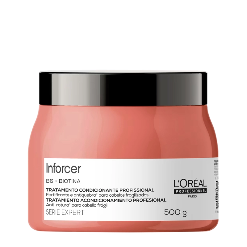 L'Oréal Professionnel Inforcer Serie Expert - Máscara 500ml Produto: L'Oréal Professionnel Inforcer Serie Expert - Máscara 500ml