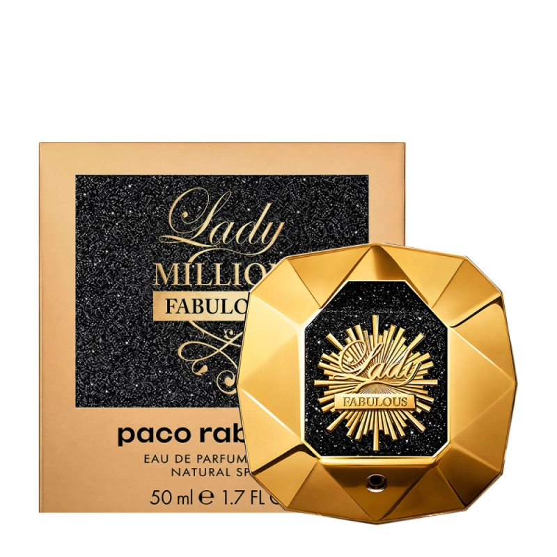 Paco Rabanne Lady Million Fabulous Eau de Parfum - Perfume Feminino 50ml Produto: Paco Rabanne Lady Million Fabulous Eau de Parfum - Perfume Feminino 50ml