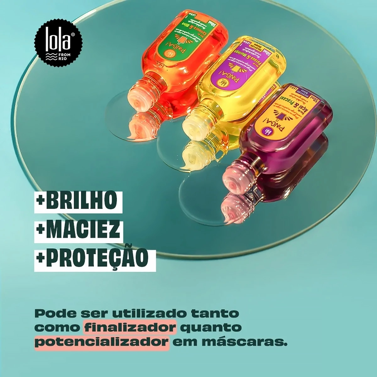 Produto Kit_Lola_From_Rio_Pinga_Cronograma_Capilar_Oil_3_produtos_Evas_5