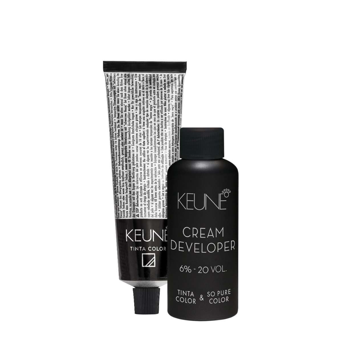 Kit Keune Tinta Color Louro Claro 8 E Oxidante Cremoso Tinta Color & So Pure Color 6% 20 Vol (2 Produtos)