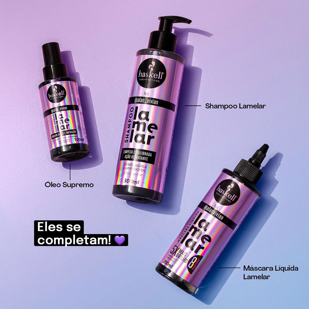 Kit Haskell Lamelar Dupla (2 produtos) | Evas Perfumaria