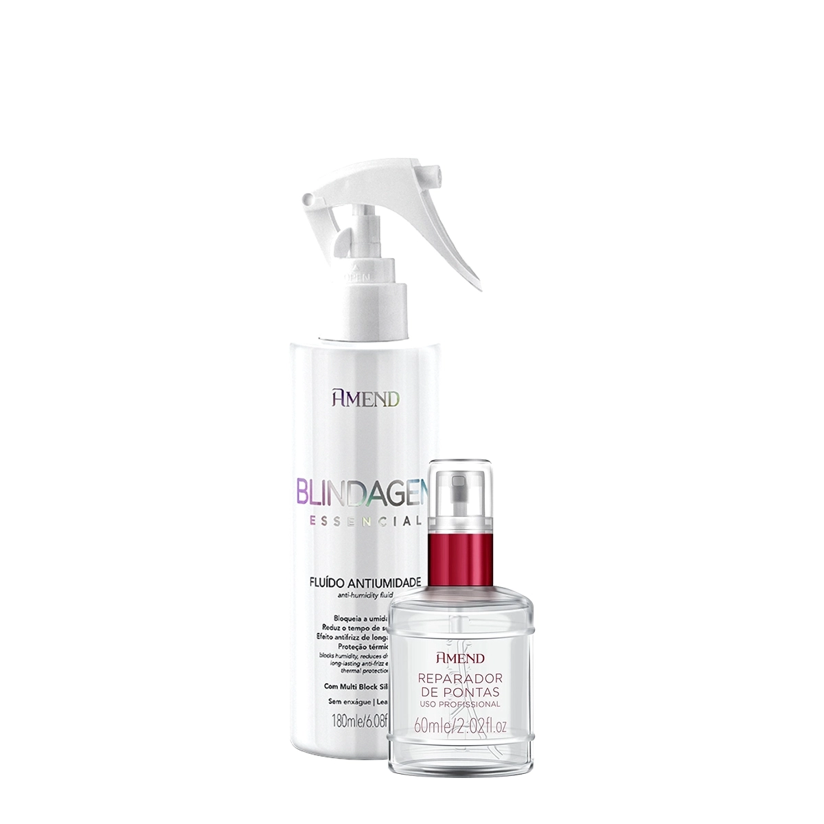 Kit Amend Classics Uso Profissional Reparador De Pontas E Fluído Antiumidade (2 Produtos)