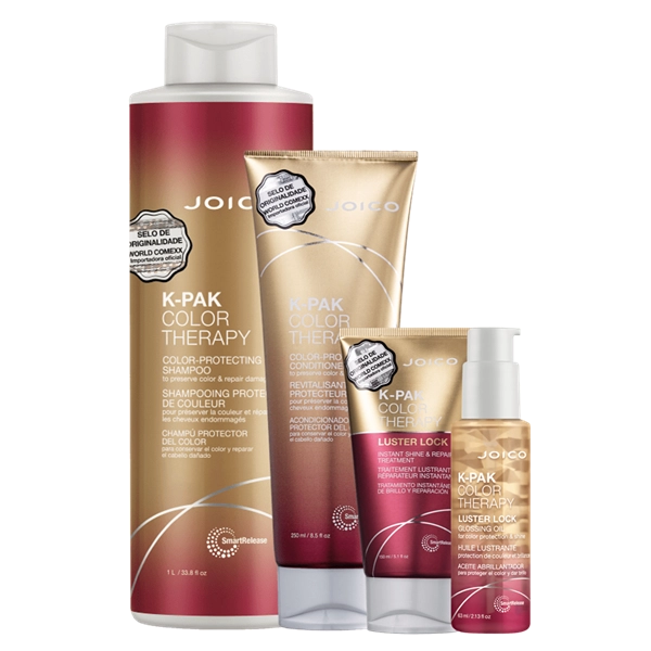 Joico K-PAK Color Therapy Shampoo 1L Condicionador 250ml Tratamento 150ml Oil 63ml
