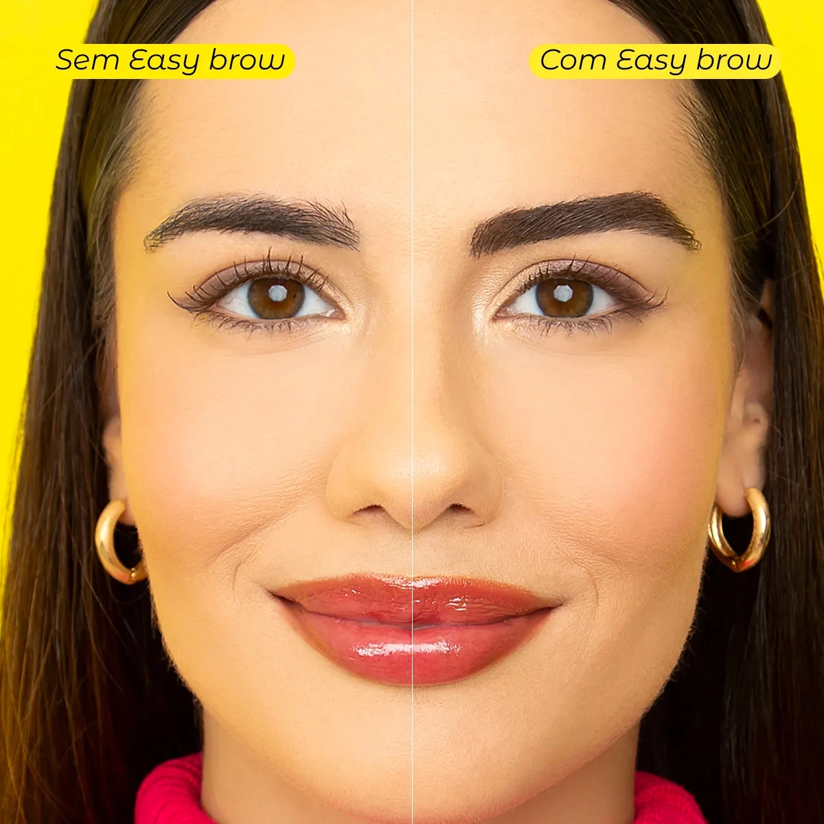 Produto Kit_Vizzela_Easy_Brow_Cor_2_Cat_Lovers_Marrom_Lapis_Máscara_Sobrancelha_Evas_2