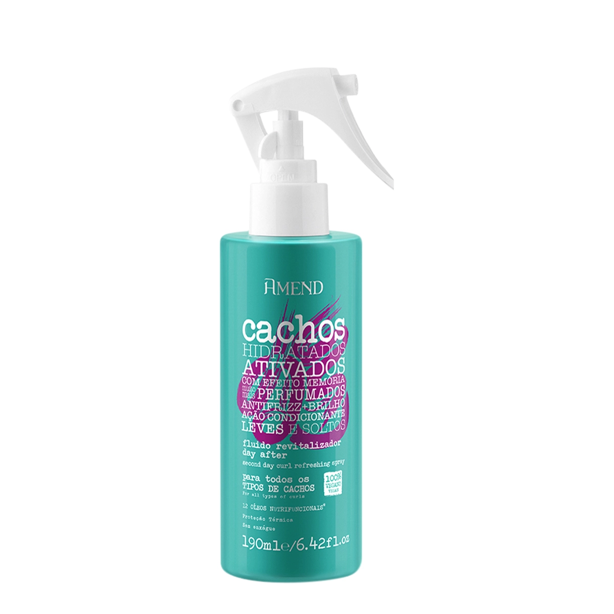 Amend Cachos Hidratados - Ativador De Cachos 190ml