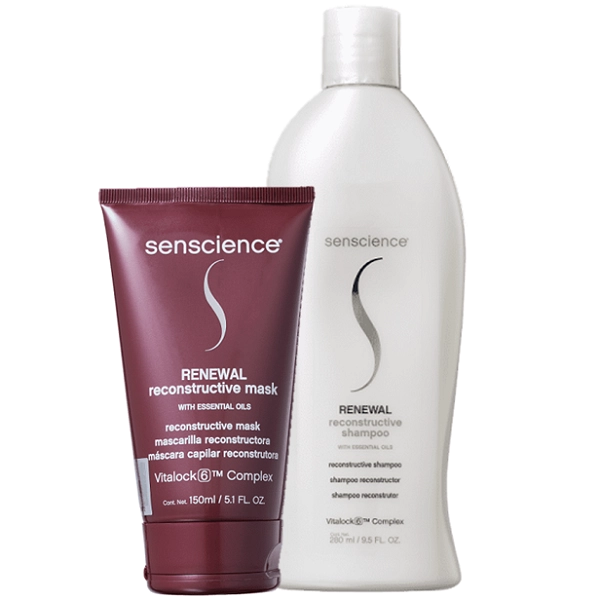 Senscience Renewal Shampoo 280ml E Renewal Mask 150ml