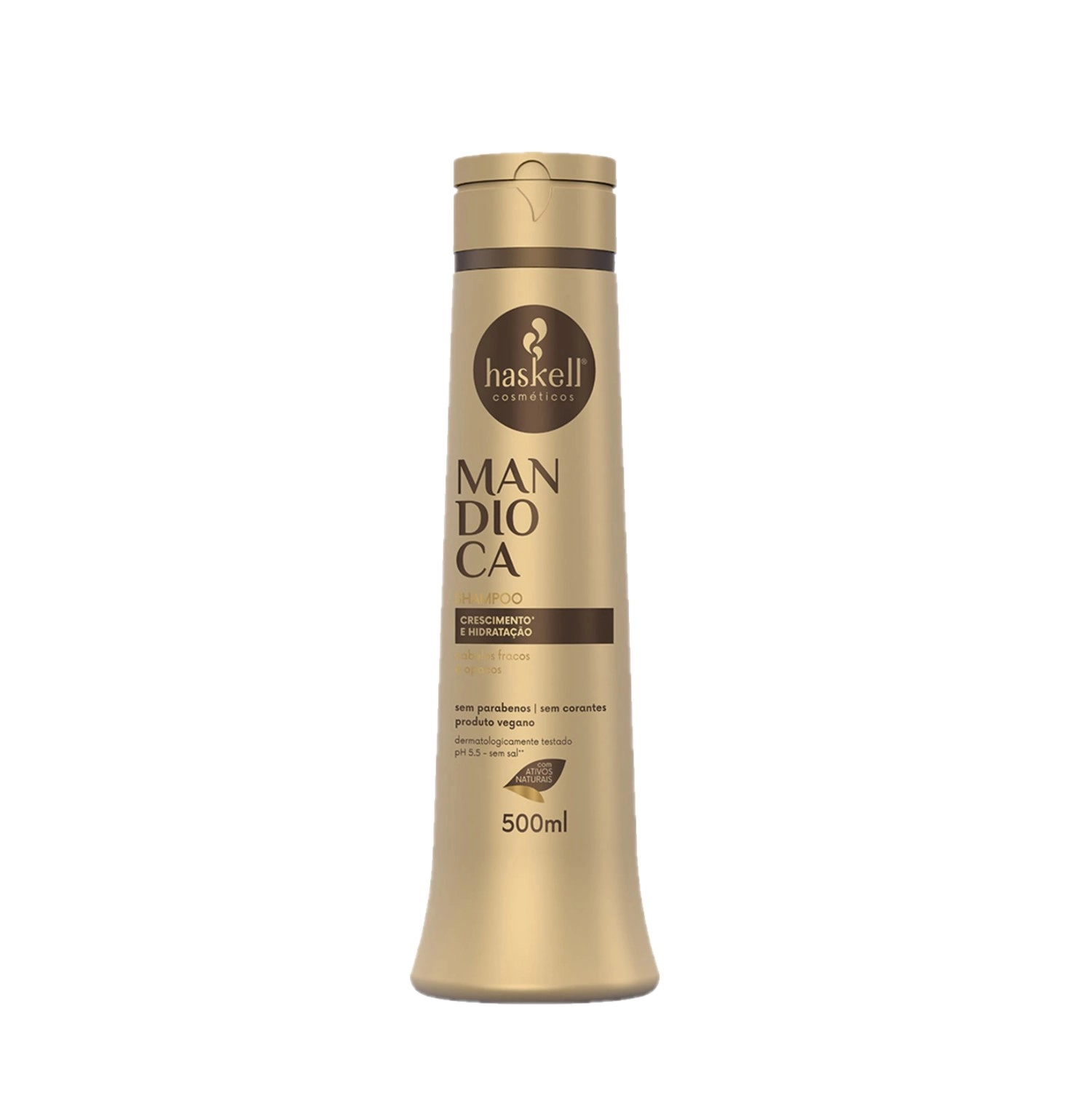 Produto Kit_Haskell_Mandioca_Shampoo_500ml_3_unidades_Evas_2