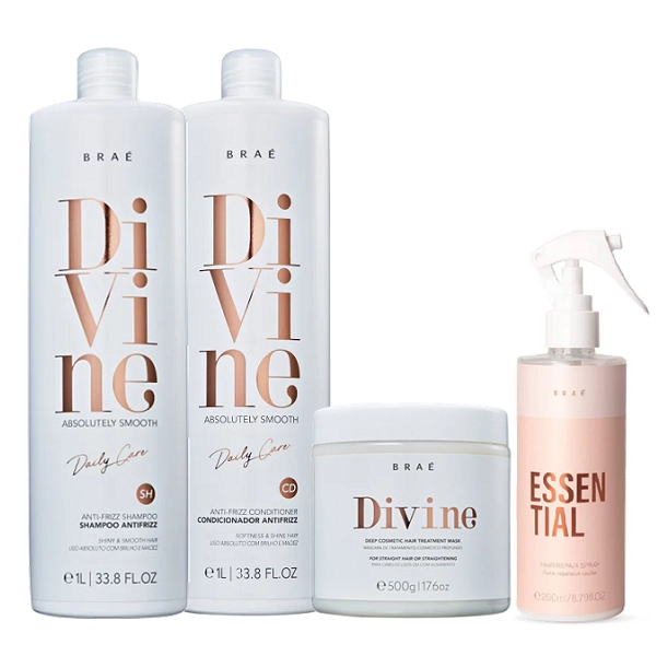 Braé Divine Kit Trio Salon E Essential 260ml