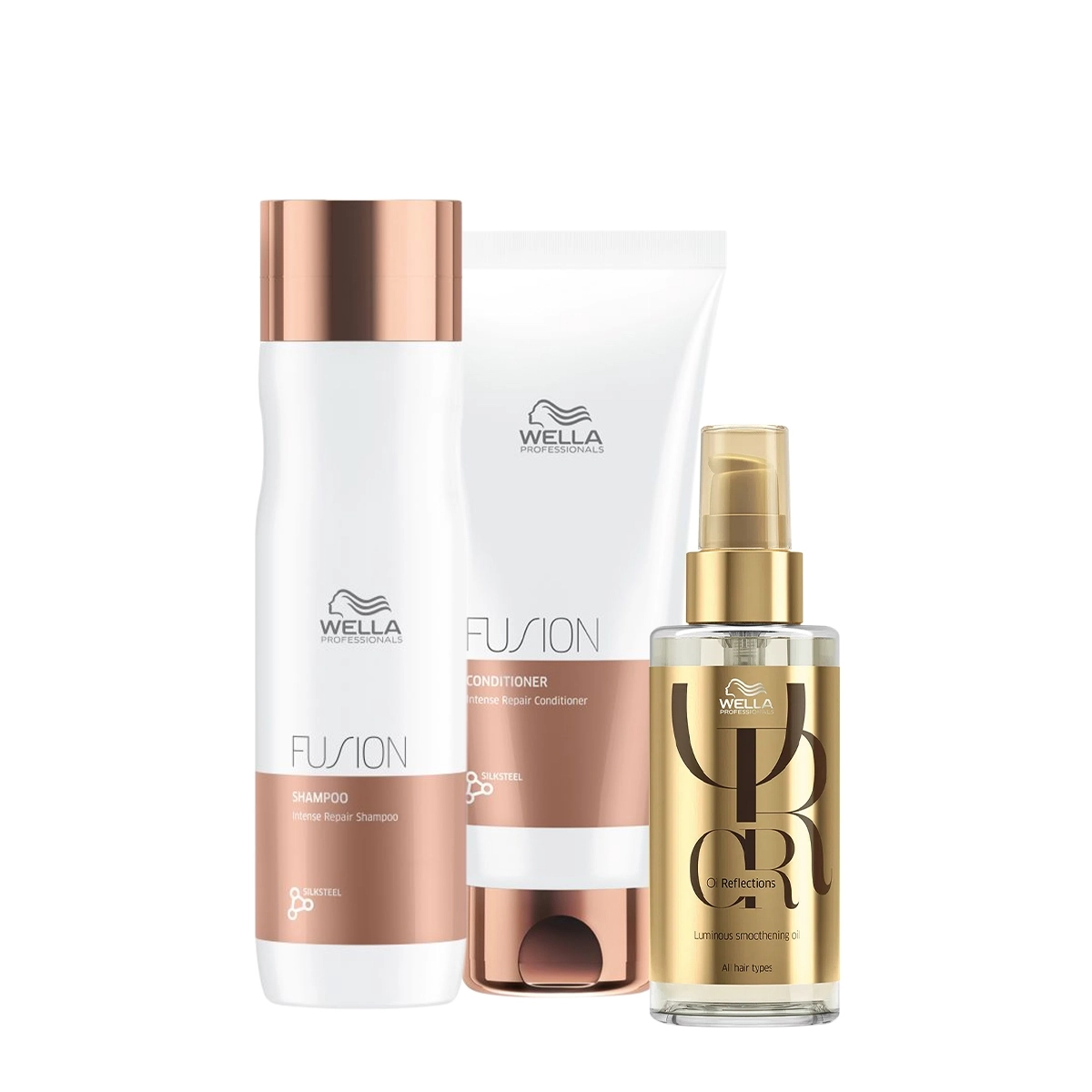 Kit Wella Professionals Fusion Reflections Duo Oil 100 (3 Produtos)