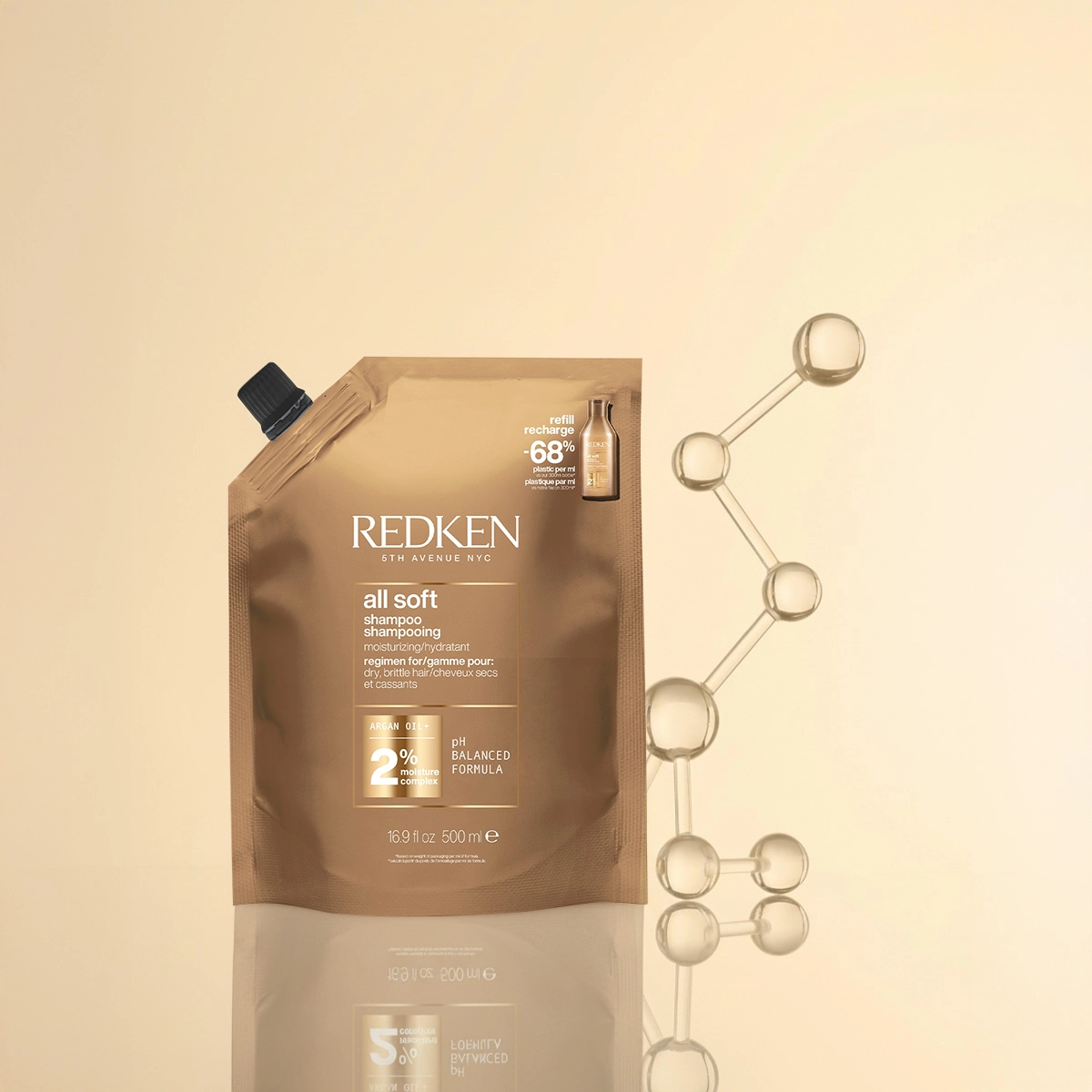 Produto Redken_All_Soft_Refil_Shampoo_500ml_Evas_2