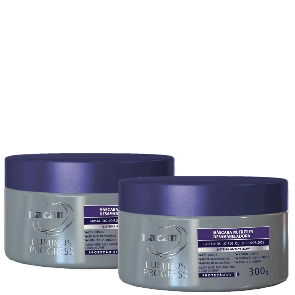 Produto Kit_Lacan_Luminus _Progress_Mascara_Desamareladora_300g_2_Unidades_Evas_1