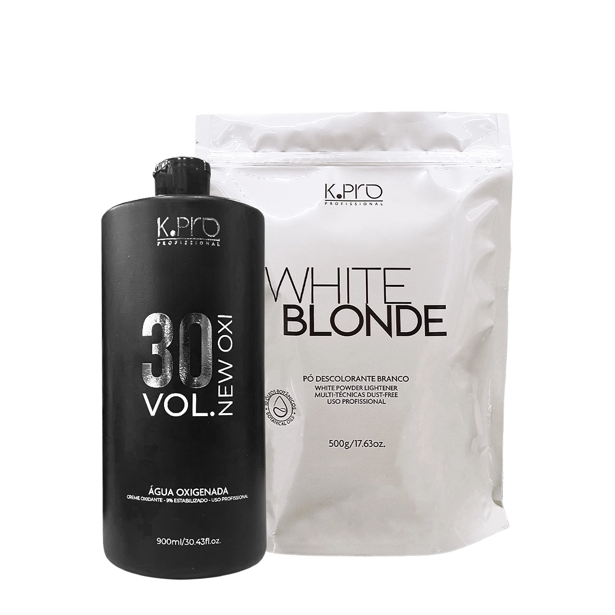 Kit K.Pro White Blonde Ox 30Vol. (2 Produtos)